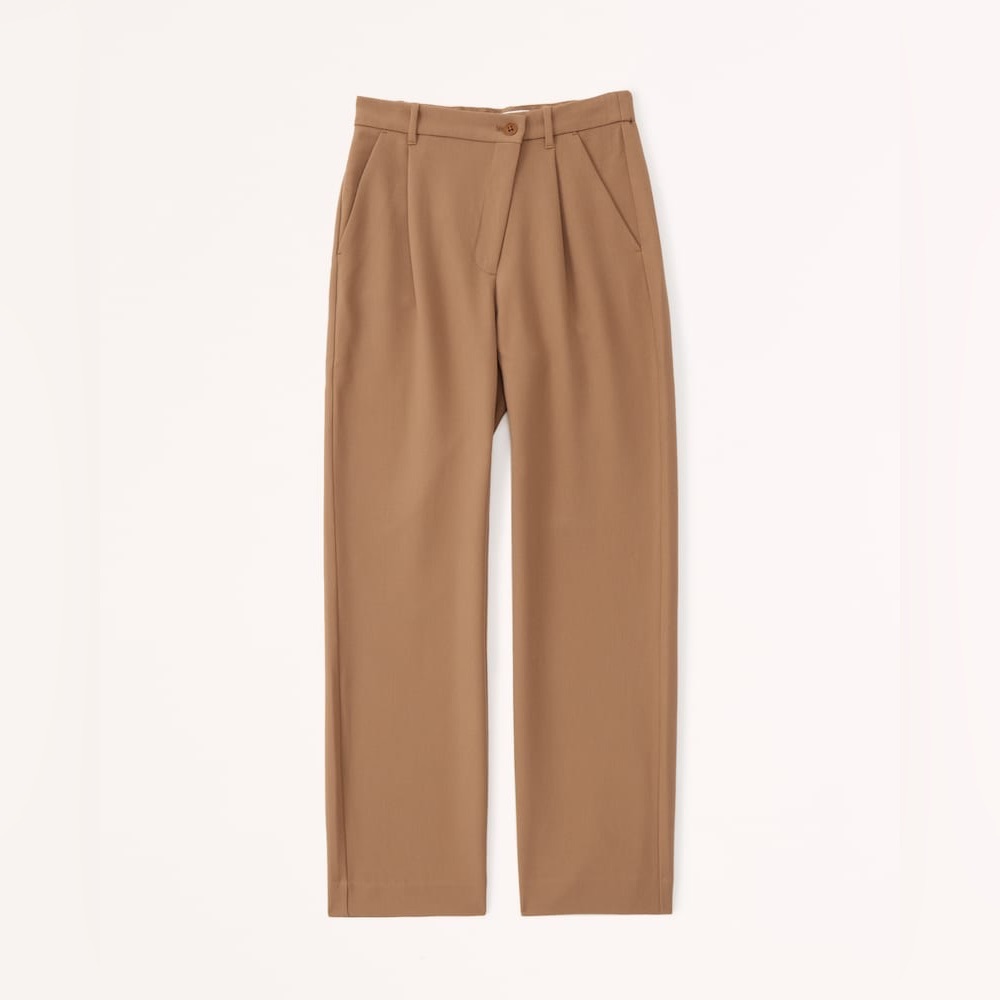 NWT Abercrombie Tailored Relaxed Straight Pant